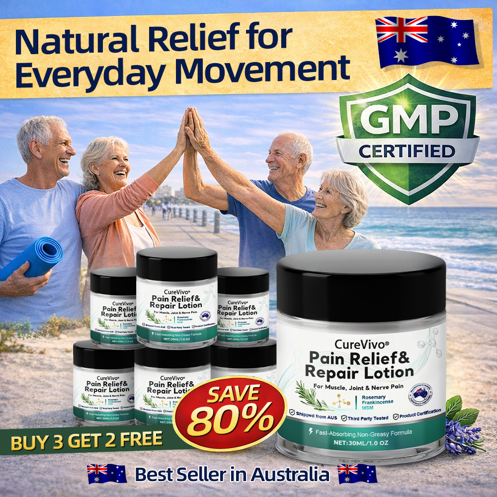 [New Year Special Offer] CureVivo® Pain Relief& Repair Lotion🤶For Muscle, Joint & Nerve Pain