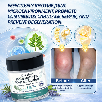 [New Year Special Offer] CureVivo® Pain Relief& Repair Lotion🤶For Muscle, Joint & Nerve Pain